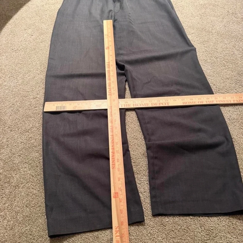 34x30 Grey Baggy Wide Leg Dress Pants Y2K Grunge 2000s Vintage